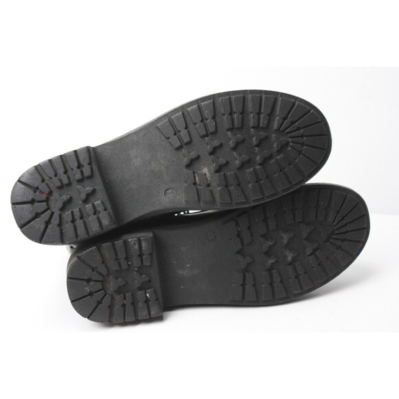 Seven 7 Jackie Boot Womens sz 11 Black Leather 90's Y2K Moto Riding - Picture 9 of 10